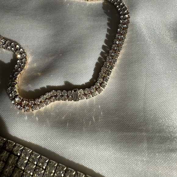 Faux Diamond Necklace - Picture 1 of 4